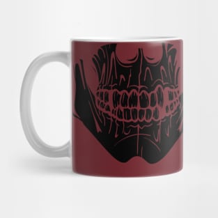 Skull Face - black Mug